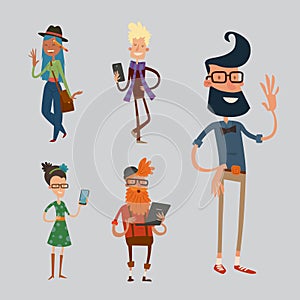 Creative team hipster business landing page group portrait website profile about page design studio designer job art