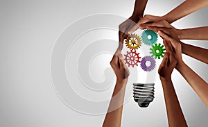 Creative Teamwork Concept