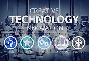 Creative Technology Innovation Media Digital Concept photo