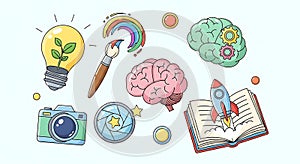 Creative Thinking Brainstorming, Ideas, Innovation Concept