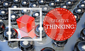 Creative thinking business unique, concept