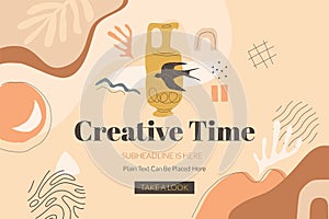 Creative Time Banner Template