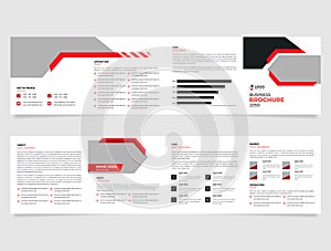 Creative tri fold brochure design, Business brochure template, Corporate brochure design