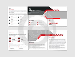 Creative tri fold brochure design, Business brochure template, Corporate brochure design, Modern Company