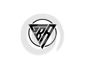 Creative Triangle Modern GBA Letters Logo