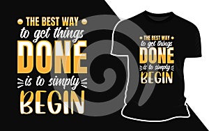 Creative Typography Tshirt Design, Vector Tshirt