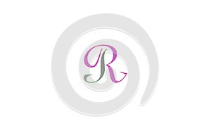 Creative unique letter R logo design