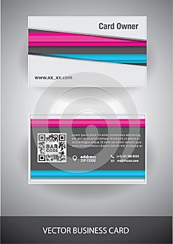 Creative vector business card