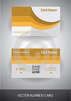 Creative vector business card
