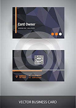 Creative vector business card