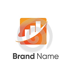 Creative vector financial logo suitable for financial and financial insurance companies