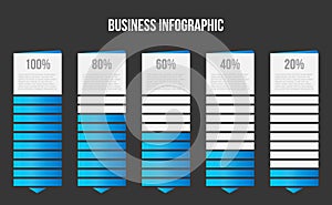 Creative vector illustration of columns bar chart, comparison table infographic isolated on transparent background. Art