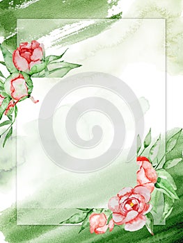 Creative watercolor textured papers. Wedding, marriage, bridal, birthday, Valentine`s day.