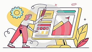 Creative Web Design and Interface Development, vector design Generative AI