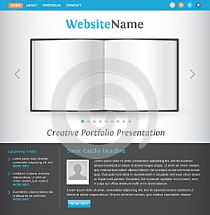 Creative web site design template