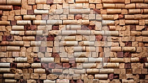 creative wine cork background