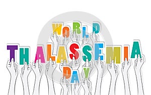 Creative world Thalassemia day poster design