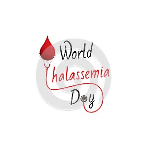 Creative world Thalassemia day poster design