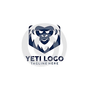 Creative Yeti logo Design Vector Art Logo