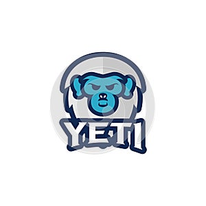 Creative Yeti logo Design Vector Art Logo