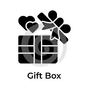 Creatively designed vector of gift box with heart, surprise gift, mothers day present