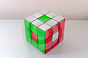 Creatively Solved Rubiks Cube