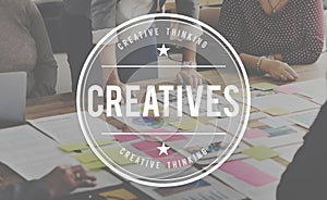 Creatives Designer Ideas Occupation Expertise Concept