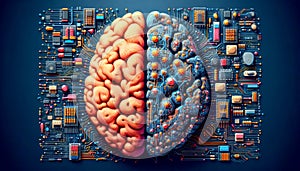 Creativity abstract human mind and computer