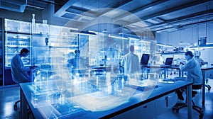 creativity blue innovation background