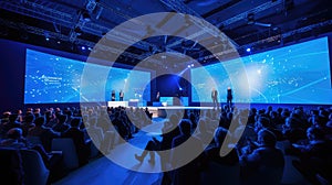 creativity blue innovation background