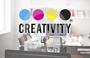Creativity Color Imagination Creating Process Concept