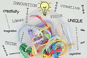 Creativity Concept Word Cloud photo