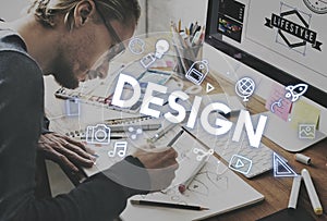 Creativity Design Process Graphics Concept