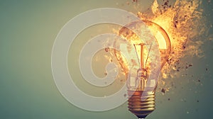 creativity exploding innovation lightbulb