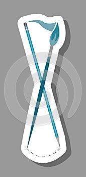 Creativity icon for presentation symbols