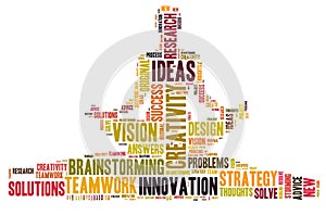 Creativity and ideas and vision