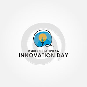 Creativity And Innovation Day Vector Design Illustration For Celebrate Moment