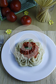 Creativity in the kitchen with spaghetti