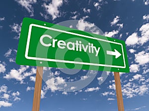 Creativity sign