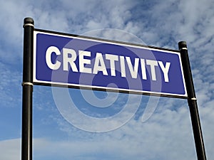 Creativity signpost