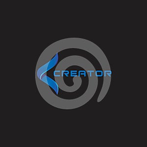 Creator Logo Design. Letter C logo