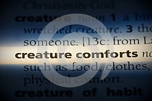 Creature comforts
