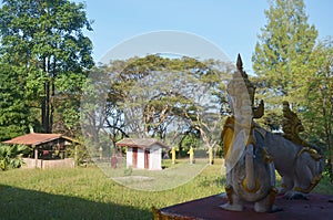 Creatures of Myth and Legend in Tai Ta Ya Monastery