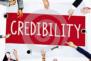 Credibility Partnership Determination Inspiration Concept photo