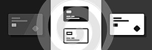 Credit bank or debit card icon line art pictogram black and white shape silhouette graphic simple minimal illustration clipart