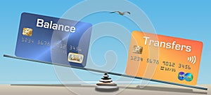 Credit card balances and balance transfers