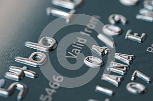 Credit Card Close-Up, Valid From