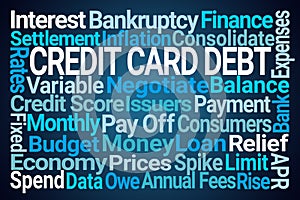 Credit Card Debt Word Cloud