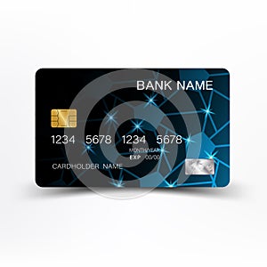 Credit card design.