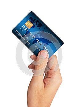 Credit Card in hand